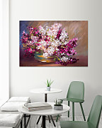 Obraz Maľovaná orgovánová kytica 1699